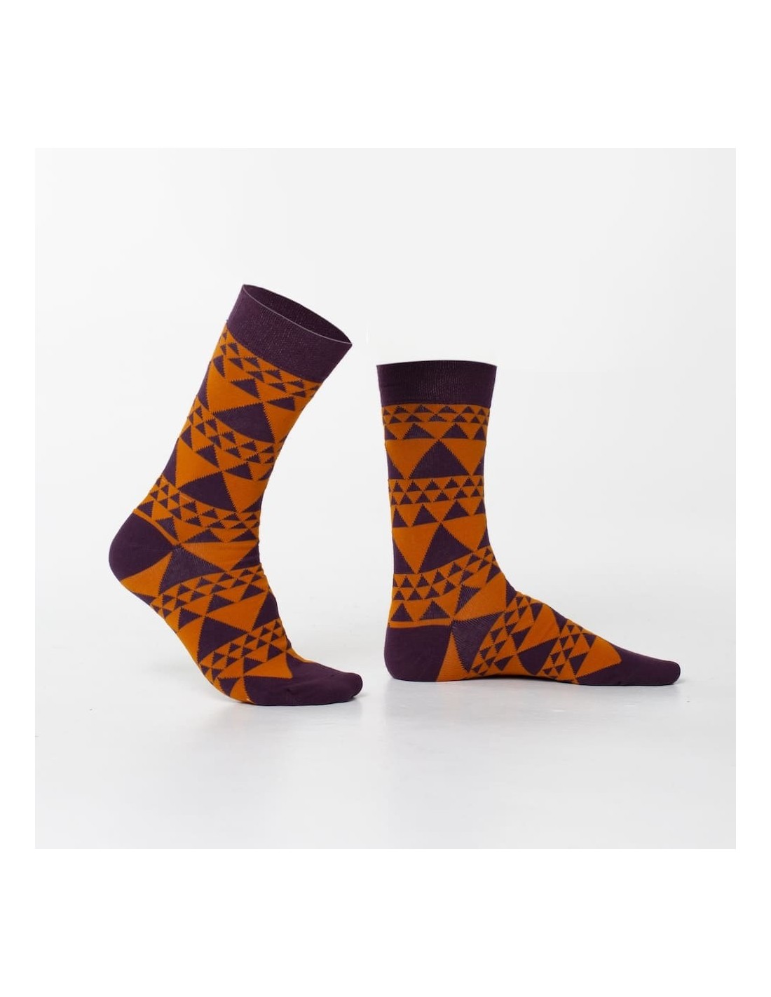 Rote Herrensocken mit Dreiecken SM29 – Online-Shop – Boutique